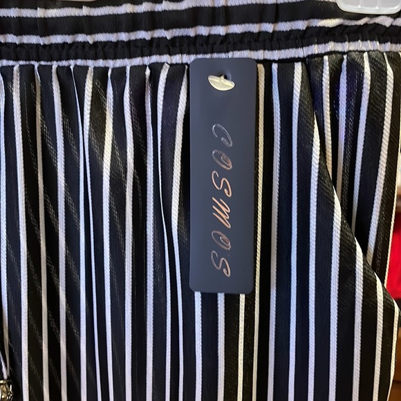 Black and white stripe professional/dressy pants. - Picture 2 of 2